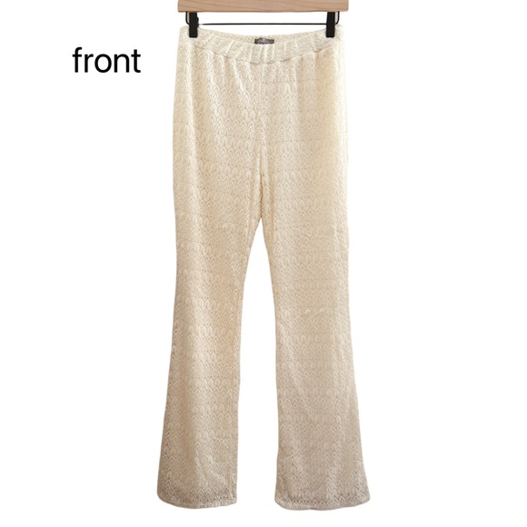Vanity Pants - Y2k Vanity Lace Flare Pants